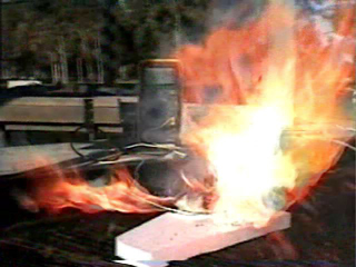 Accu li-po en feu